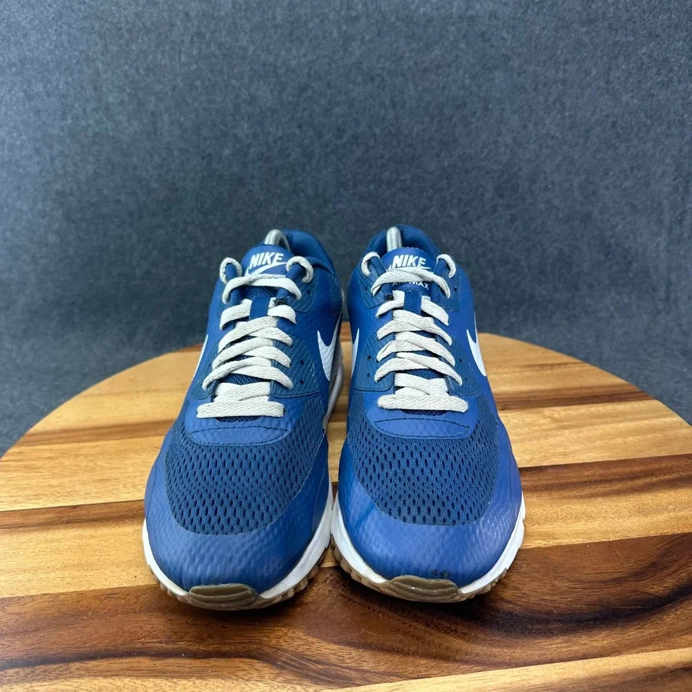 Nike Air Max 90 Ultra Essential Mens 9 Coastal Blue Running Sneakers 819474-402